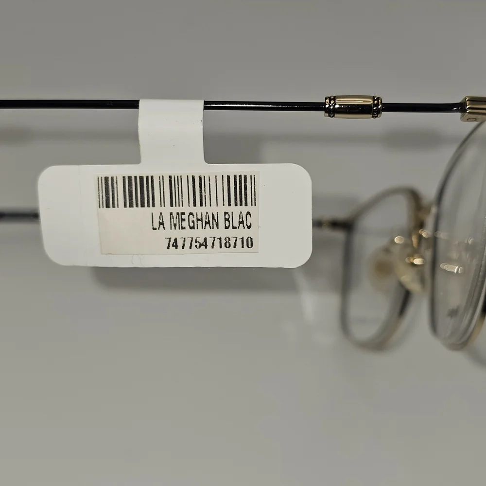 Laura‎ Ashley Meghan BLACK 49-19-140 Metal Full Rim RX Eyeglasses Frame